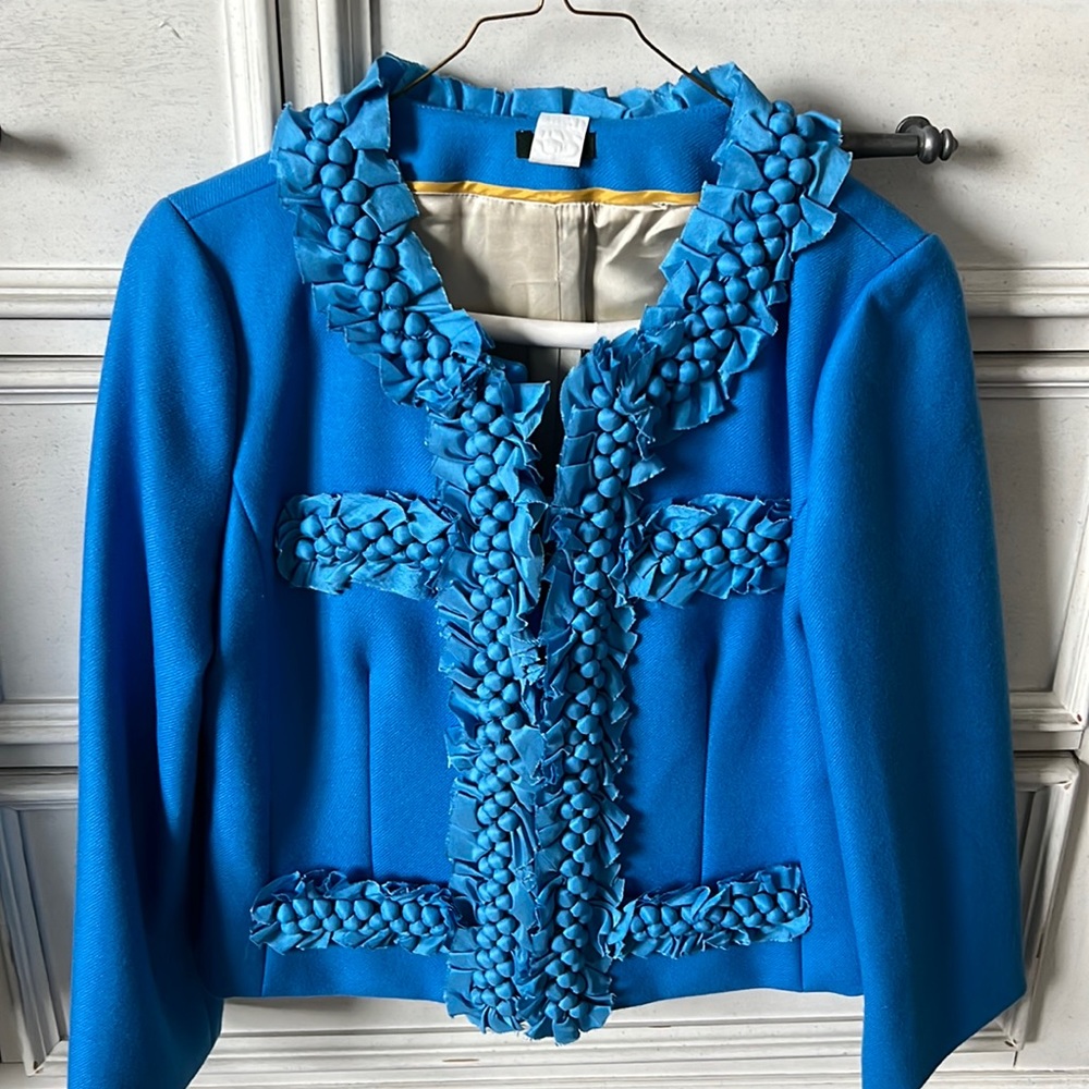 J Crew blue jacket